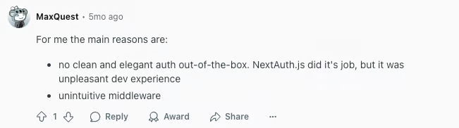 Auth.js middleware and version mismatch